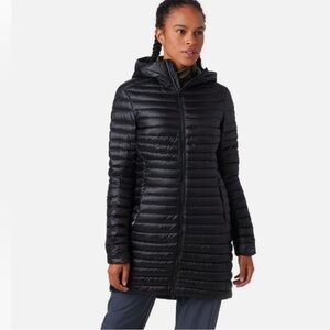 Arc’teryx Nuri Coat Women’s XS Hooded Goose Down Puffer Jacket - Black